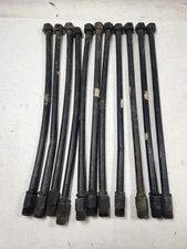 (11) of TeeJet 15" Nylon Hose Drop 1/4" MPT Outlet x 11/16" Threaded Inlet