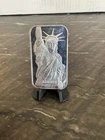 1986 Engelhard 1oz .999 Silver Bar Liberty Trade Silver MTB