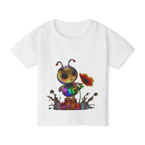 Heavy Cotton Toddler T-shirt LadyBug key to success Gift Kids Size: 2T-6T - Picture 6 of 21