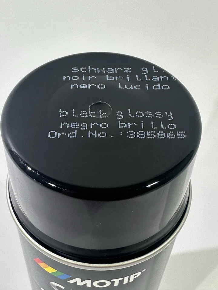 Motip Car’s Schwarz Glänzend Lack 385865 Autofarbe Autolack 400ml Spray Dose - Bild 2 von 4