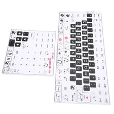 Keyboard Stickers PVC Clear Frosted Pattern Decorative DIY Cute Style Keyc CX4