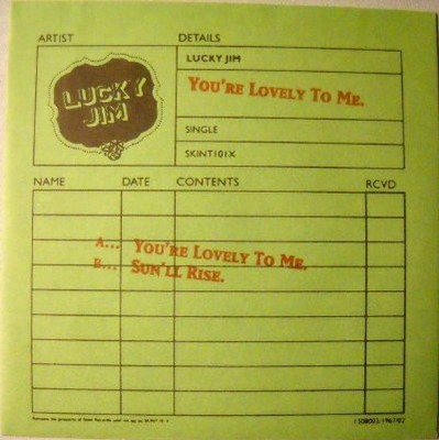 Lucky Jim - You're Lovely To Me, 7'', (Vinyl)