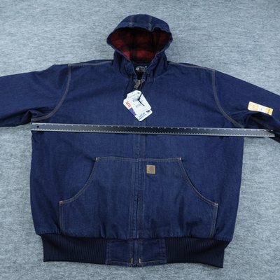 Carhartt Jacket Mens 3XL Active Jac Denim Loose Fit 50th