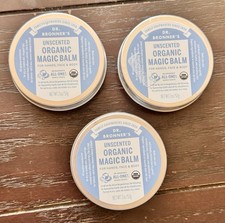 Lot Of 3, Dr. Bronner's - Organic Magic Balm, Hands Face Body, 2 oz EA.  3 Pack