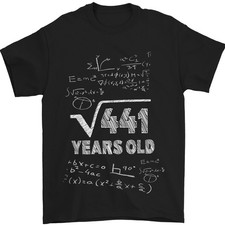 21st Birthday 21 Year Old Geek Funny Maths Mens T-Shirt 100 Cotton