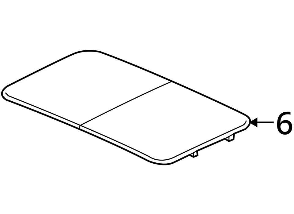 Chevrolet Tahoe Avalanche GMC Yukon Suburban 2000-2006 techo corredizo ventana vidrio fabricante de equipos originales Foto 4 de 4