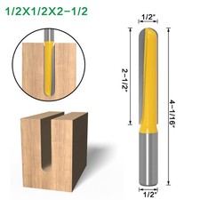 1Pcs 1/2" Shank 63mm Long Round Nose Router Bit 1/2" Woodworking Cutting Tool
