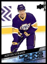 2020-21 UPPER DECK YOUNG GUNS Austin Strand Rookie Los Angeles Kings #722 R52