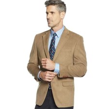 Lauren Ralph Lauren For Macy s Men's Camel Beige Corduroy Blazer In Size 42R