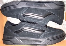 Size 9 Men's - Vans Hylane Shoes Triple Black Skate Blackout Cat Sneakers NEW