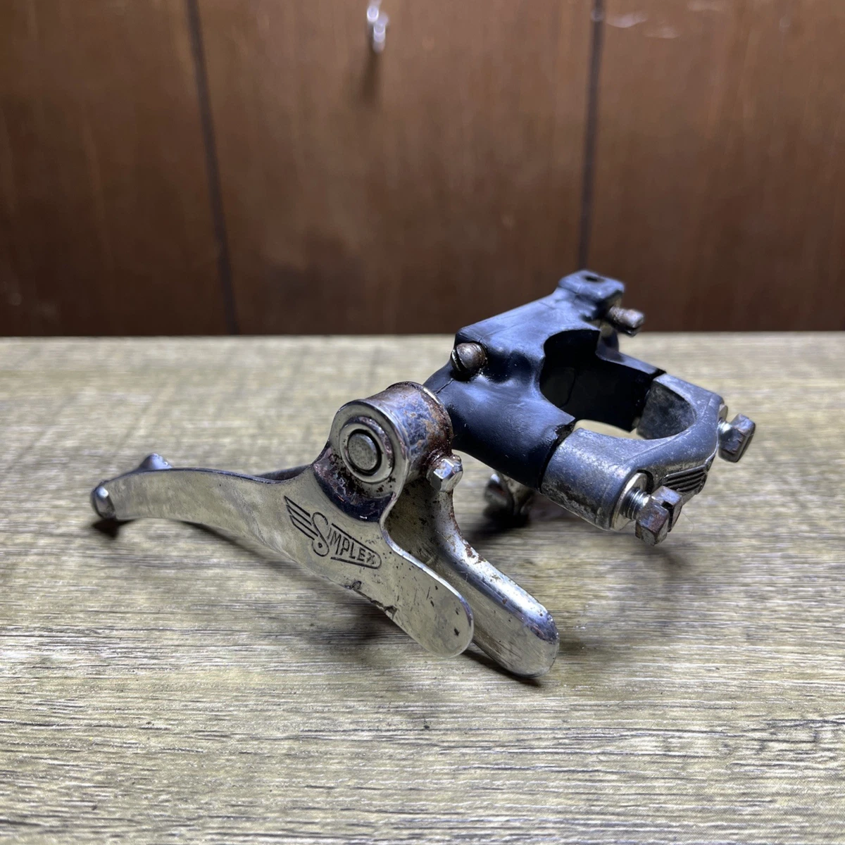 Cache-poussière Simplex Pour Dérailleur Avant - Vintage Vélo Course - Rouge