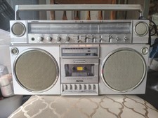 panasonic rx-5150 silver cassette radio boom box