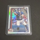 2025 NFL Topps Chrome Jaxson Dart Refractor #306 NY Giants RC