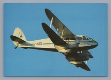 De Havilland DH.89 Dragon Rapide Postcard Airline Aviation Aircraft Airplane