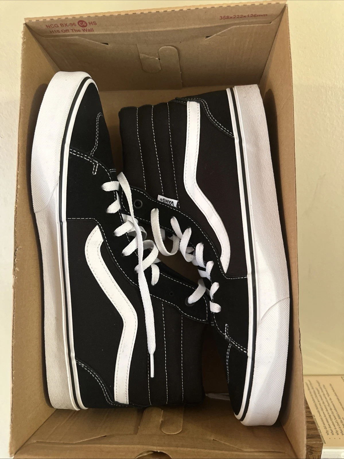VANS Filmore High nero bianco VN0A5HZLIJU taglia 13