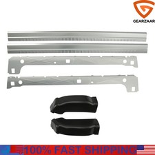 Inner+Outer Rocker Panels w/ Cab For 99-07 Chevy Silverado 4DR EXT Cab 1 set