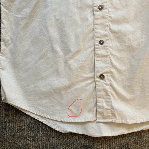 Browning Shooting Shirt Mens Medium Beige Short Sleeve Padded Shoulder Hunting - Picture 15 of 15