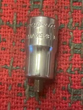 Snap-on Tools 1/8" Stubby Hex Bit Socket 1/4 Dr TMAXS4E Excellent 🇺🇸