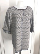 Cocogio Italy Wool Mix Wrap Cardigan Jacket Size  10 Great Condition