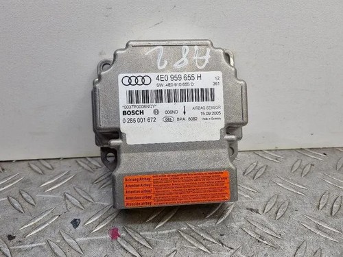AUDI A8 D3 4E2, 4E8 Airbag-Steuergerät 4E0910655D 0285001672 24166354