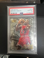 1995-96 Fleer Metal Nuts & Bolts Michael Jordan #212 PSA 10 GEM MINT Bulls