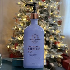 BATH  BODY WORKS AROMATHERAPY RELAXING MIDNIGHT SKY Lotion Chamomile Patchouli
