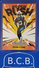 Trevor Etienne RC 2025 Panini Rookies & Stars #19 Rookie Rush Carolina Panthers 