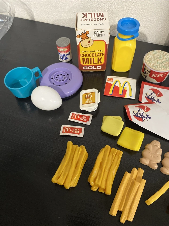 De colección McDonalds Play Food Fingir Galletas Papas fritas Pastel de manzana KFC también Foto 4 de 4