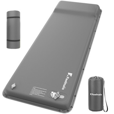 Self Inflating Sleeping Pad, Memory Foam Camping Pad with Foot Pump, Memory F...