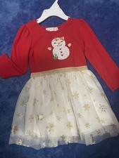 Baby Girl 24 Months/Christmas Holiday/Snowman/Snowflakes Dress