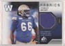 2021 SP Game Used Edition CFL Fabrics Stanley Bryant #SB r8k