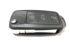 RFC 3 button flip key case for VW Volkswagen Touareg remote fob 2002 - 2010 HU66