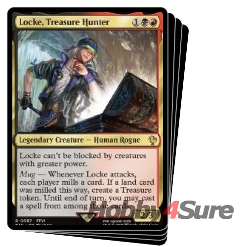 Locke, Treasure Hunter X4 M/NM Magic: The Gathering MTG Final