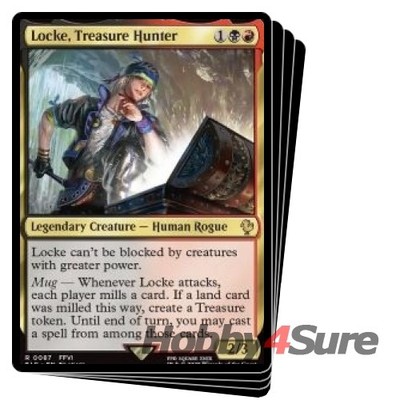 Locke, Treasure Hunter X4 M/NM Magic: The Gathering MTG Final