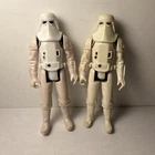 VTG 1980 Star Wars Imperial Hoth Snow Storm Trooper Figure Kenner HK Lot Of 2
