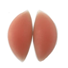 Flirtzy Silicone Push Up Bra Inserts - Breast Enhancers, Waterproof, A-C Cup