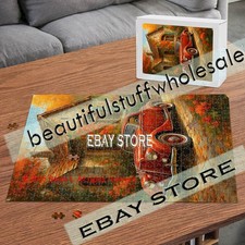 500 piece jigsaw puzzle Autumn Cottage fall landscape