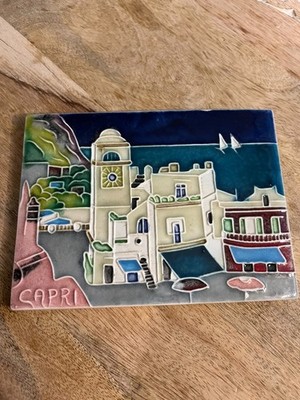 Italian Ceramic Tile, Capri ''Plazzetta'', Pre-owned