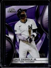2026 Topps Chrome Black Jazz Chisholm Jr. Purple Refractor (Raw)