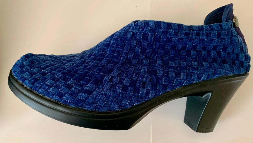 Bernie Mev Chesca Women’s Woven Block Heel Pumps BLUE EU 39 US 8–8.5  New in Box - Image 4 of 4
