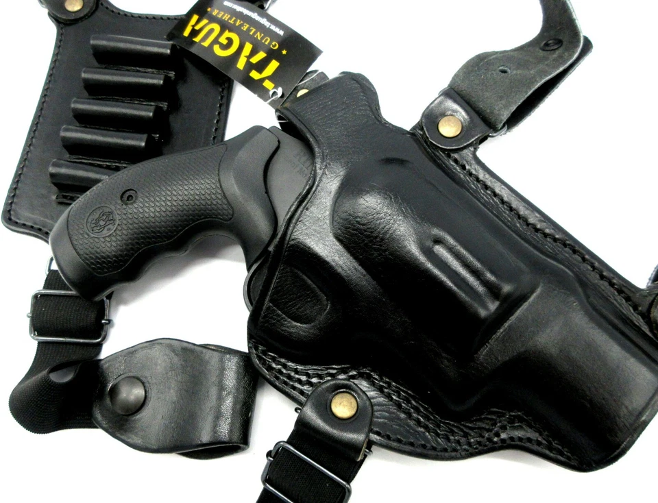 CLEARANCE! Right Hand Leather Shoulder Holster for Autos & Revolvers - CHOOSE - Image 4 of 4
