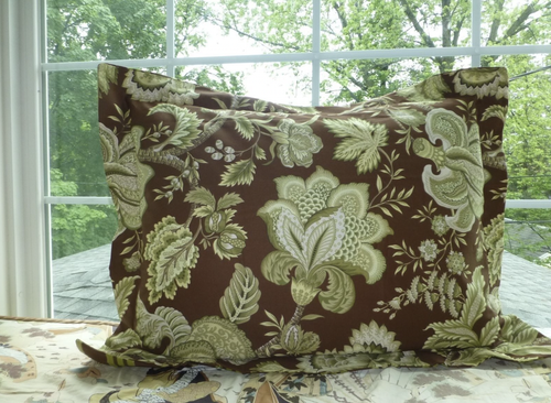 White Embroidery Ruffled WILLIAMSBURG Floral Standard QUILED PILLOW SHAM Case - Picture 50 of 62