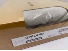 Ikea UPPLAND (3-Seat) Loveseat Sofa w/Chaise COVER Totebo Light Beige 404.854.01