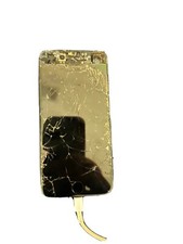 APPLE IPHONE 7 A1660 BLACK BROKEN/FOR PARTS NON WORKING CRACKED SCREEN LCD, CAM