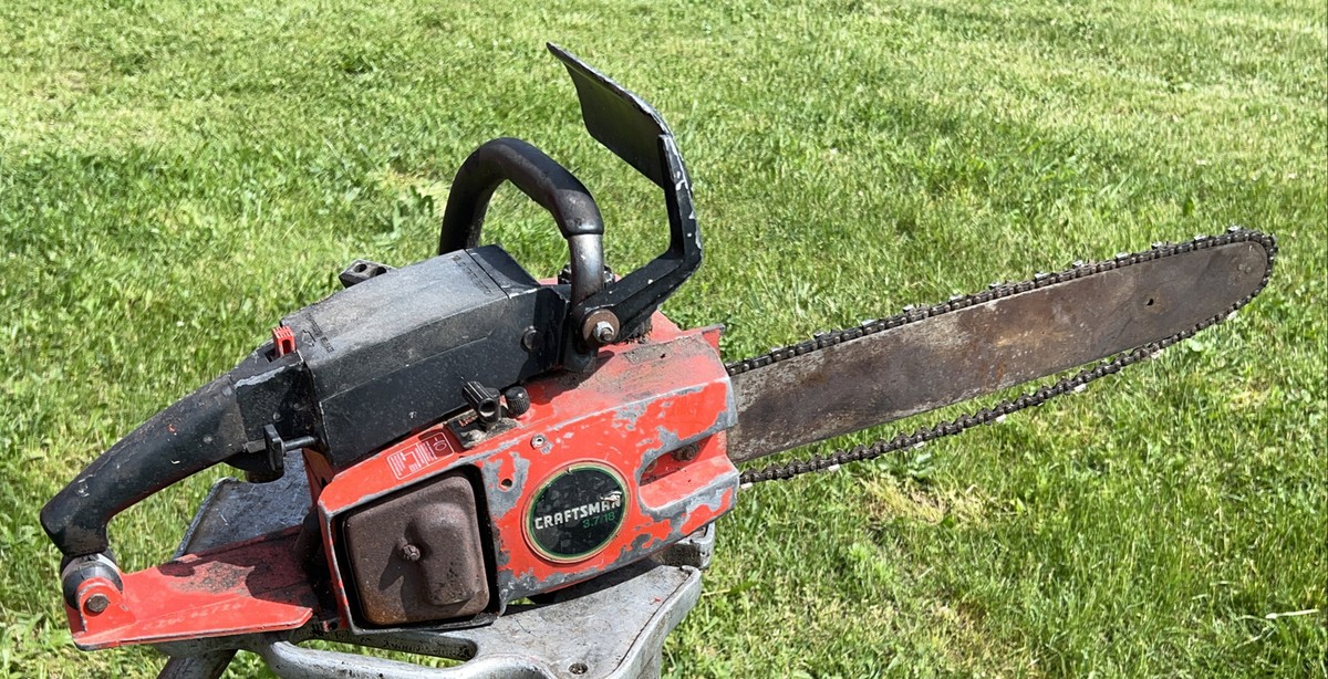 Vintage Sears Craftsman Chainsaw 3.7/18” Parts Saw (kk) | eBay