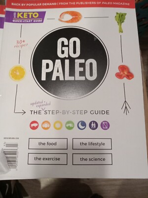 Go Paleo with keto quick start guide,step by step,food,exercise, science,lifesty