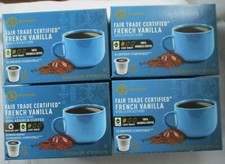 4 - BARISSIMO FRENCH VANILLA FLAVORED COFFEE K-CUPS CUP 12 POD BOXES