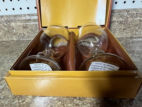 Vintage Winnie the Pooh goblet wine glass set w/Box - 第 6/7 張圖片