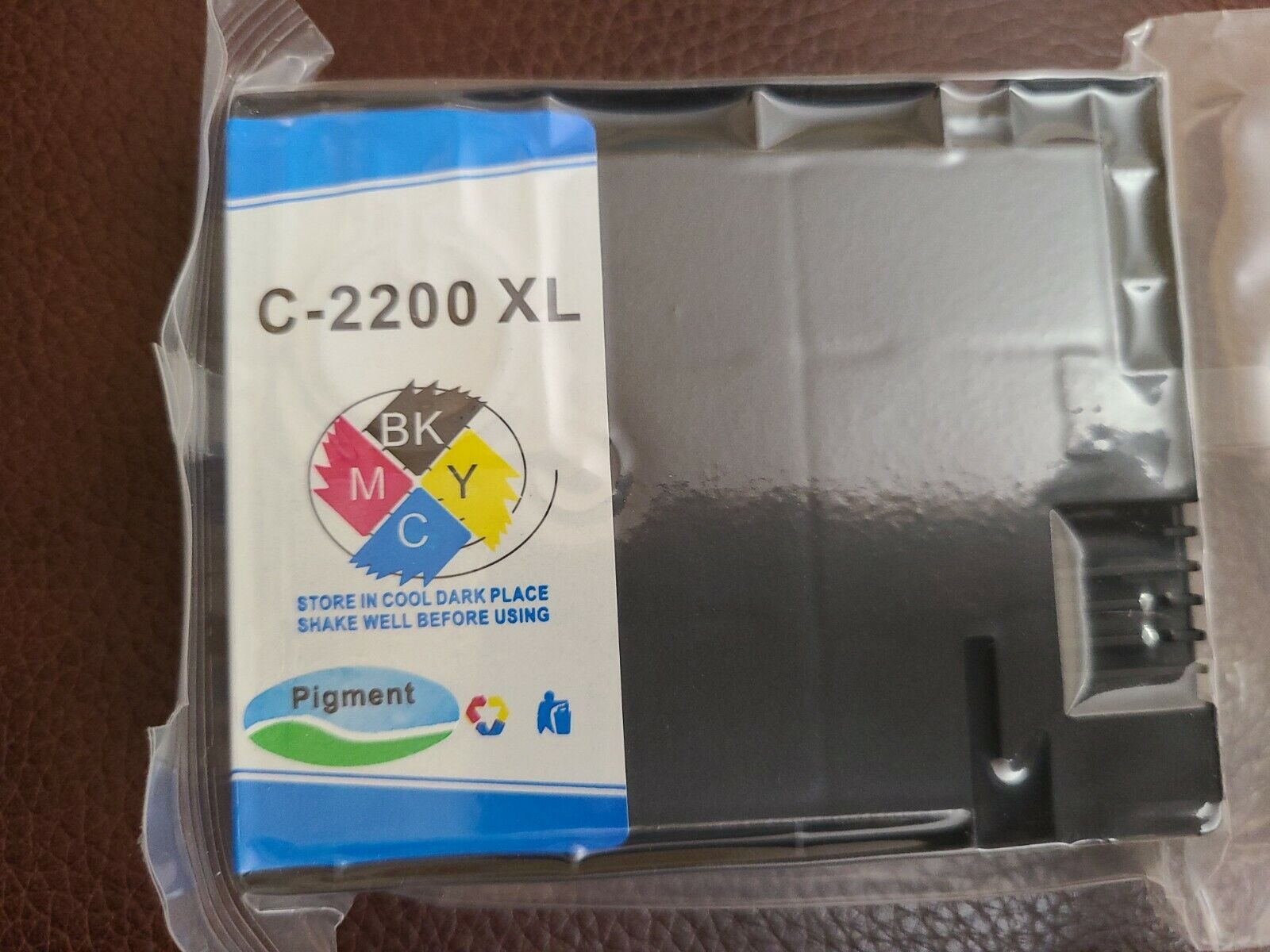 New! C-2200XL Compatible Ink Cartridge Replacement for Canon Maxify; cyan