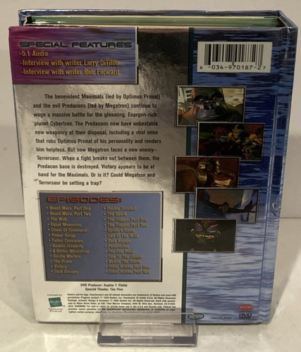 Transformers: Beast Wars The Complete First Season DVD 2003 4-Disc Set w/ Insert - 第 2/4 張圖片